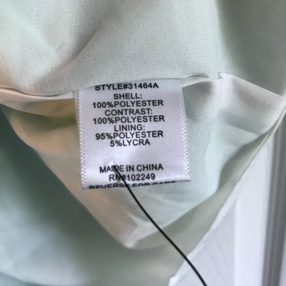 UNDER SKIES Mint Green Peplum Tank - Picture 7 of 8